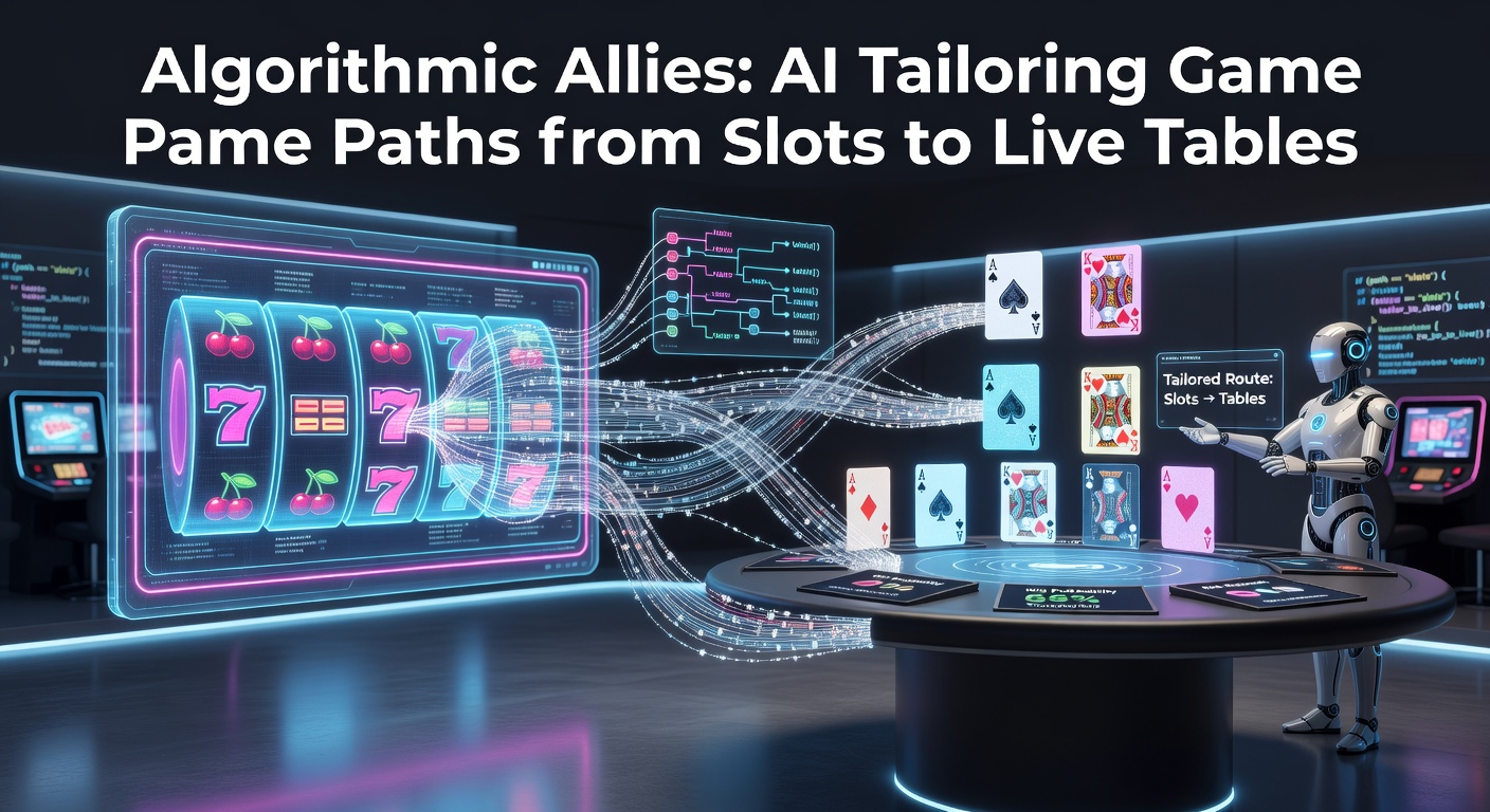 AI-interface die slots en live tafels verbindt met gepersonaliseerde spelroutes op een mobiel scherm