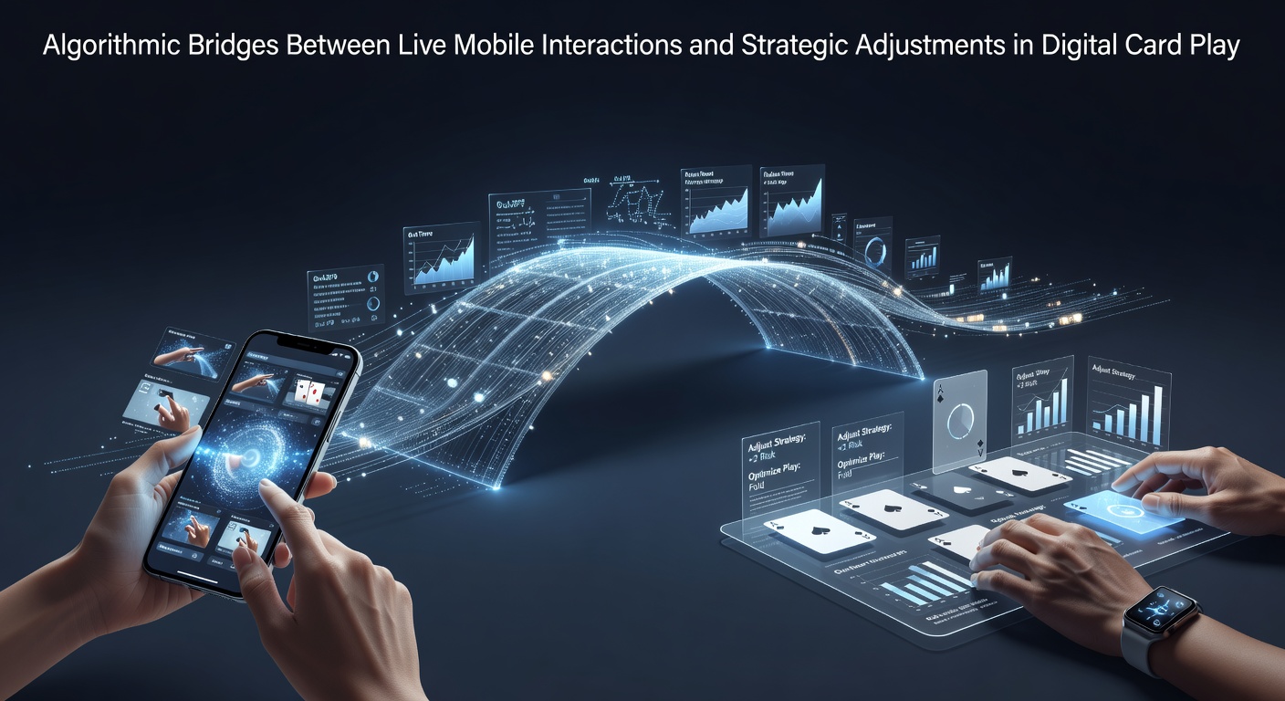 Visualisatie van algoritmische verbindingen in mobiele kaartspellen met live interacties