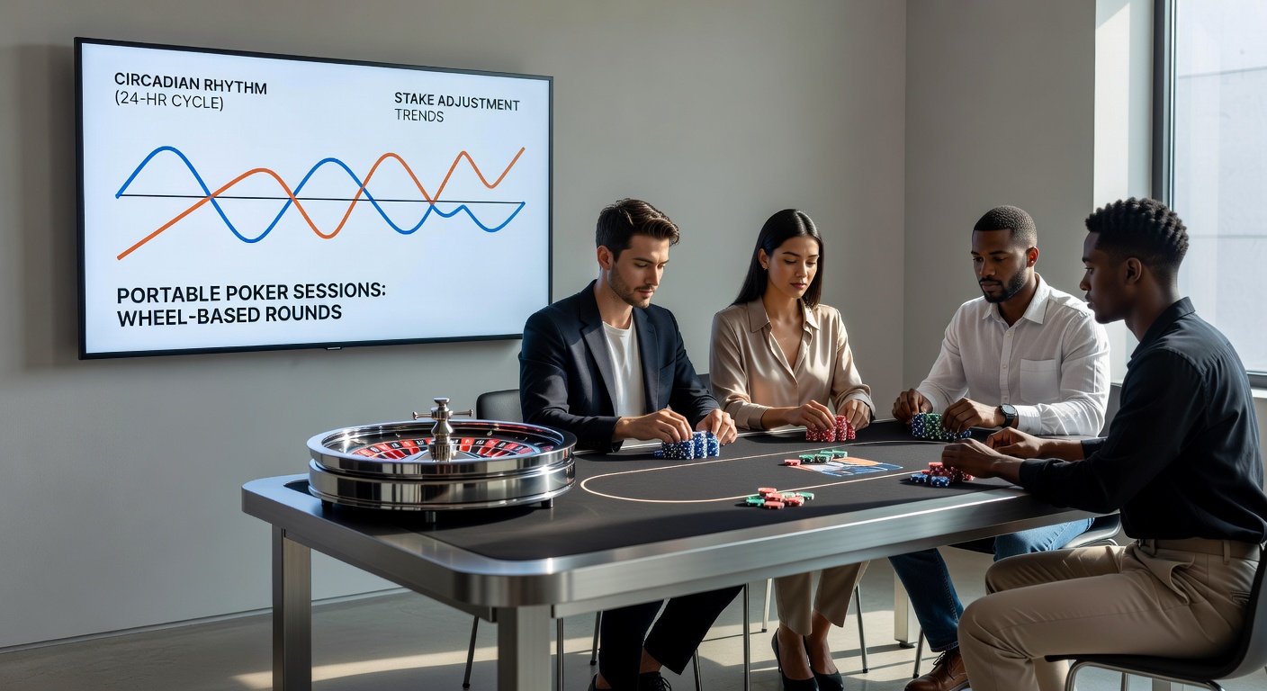 Circadiaanse ritmes beïnvloeden mobiele pokersessies en roulette rondes op draagbare apparaten