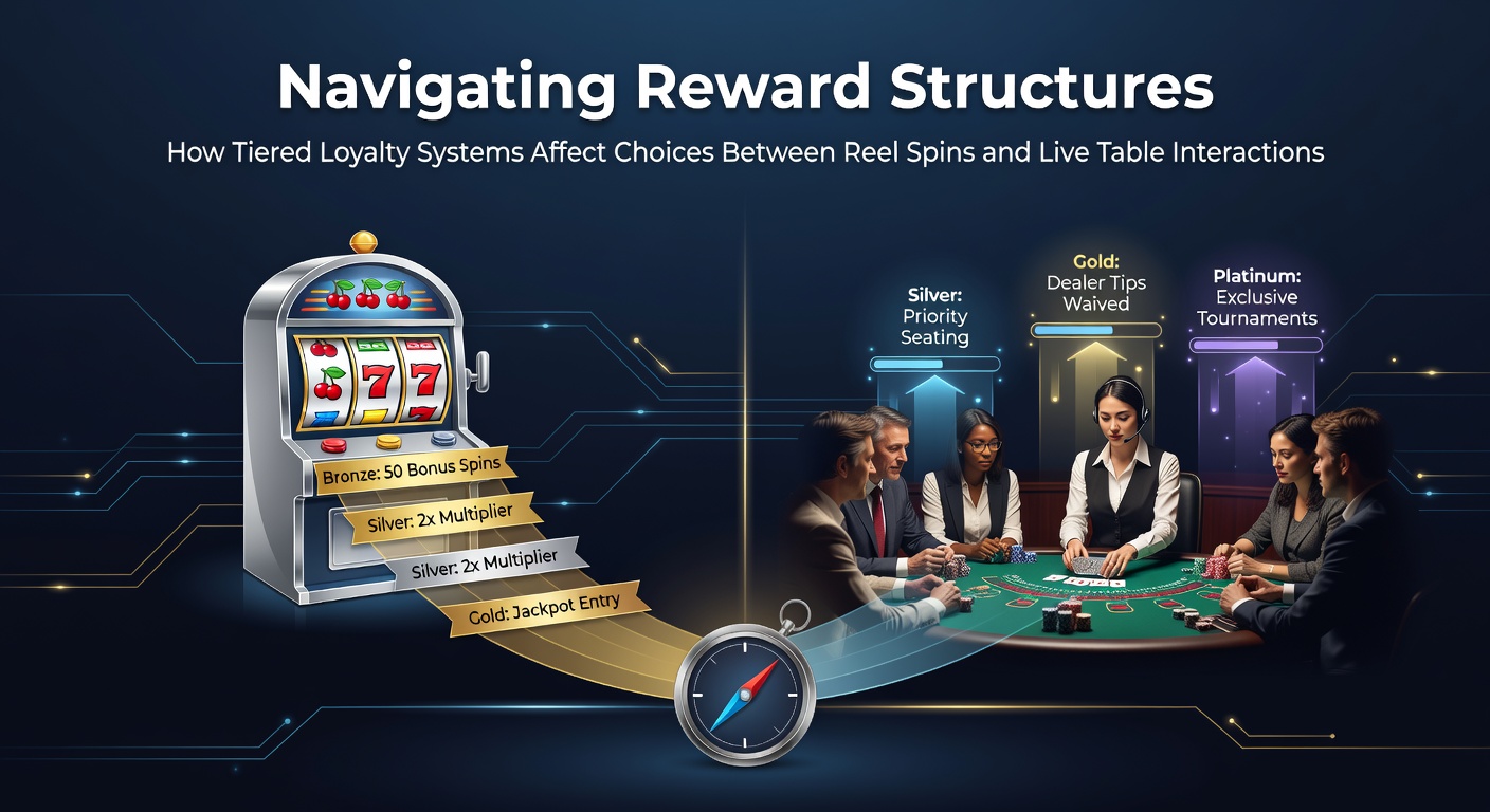 Spelers analyseren loyaliteitspunten en beloningsniveaus bij slots en live tafels in een casino-omgeving