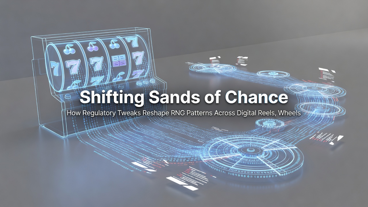 Grafiek van RNG-patroonveranderingen in slots en tafelspellen na regulatoire updates