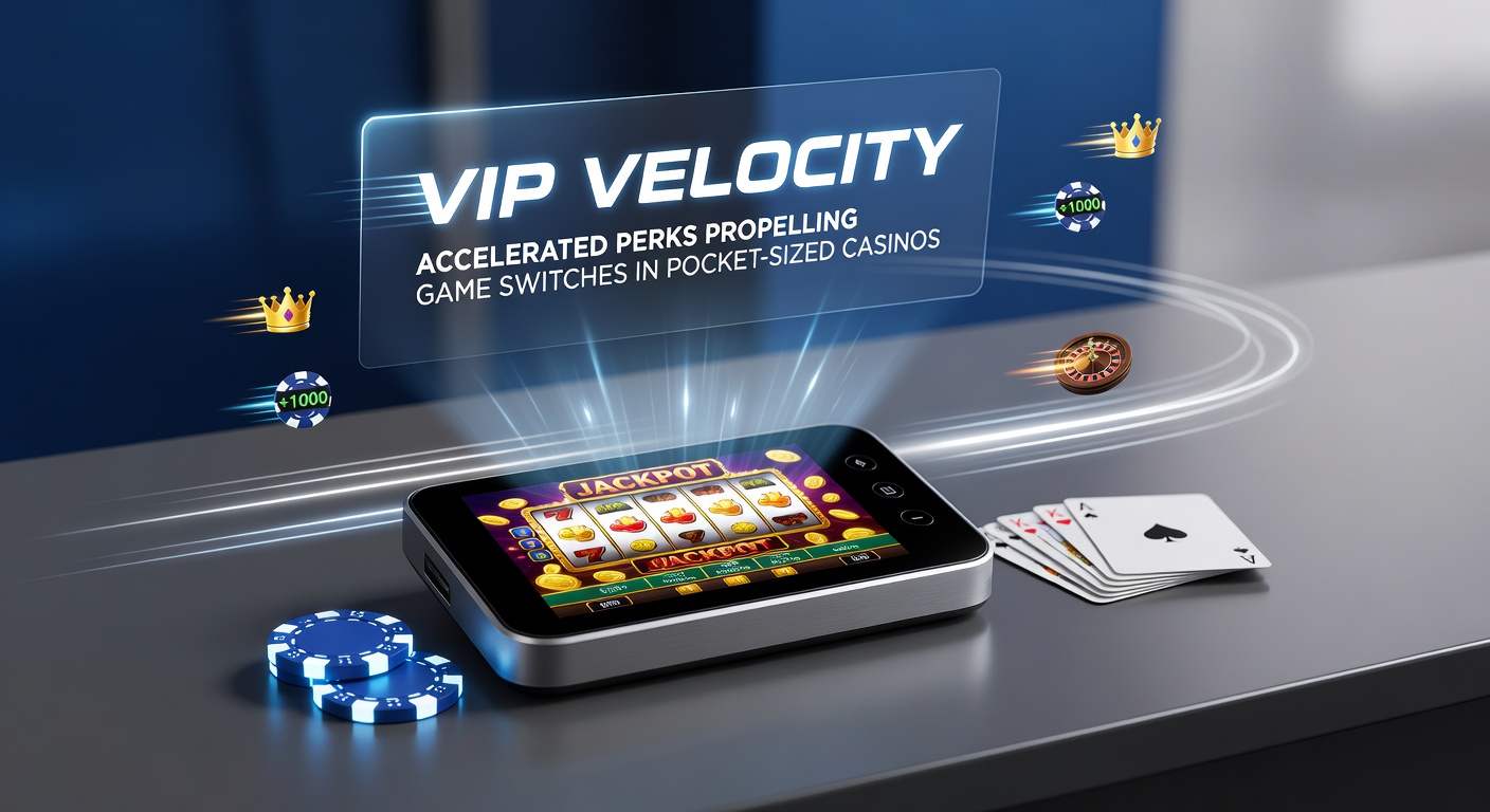 Mobiele casino-app met VIP-badges en game-switches van slots naar live tafels, versneld door perks