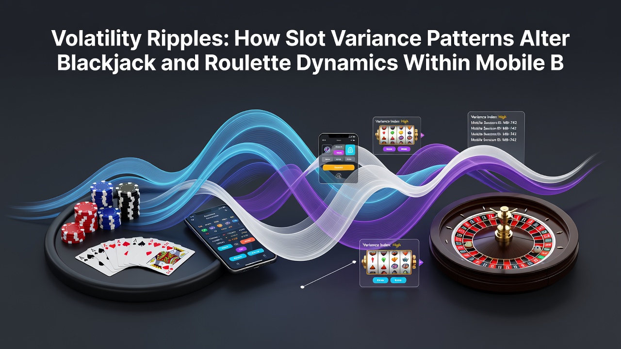 Mobiele interface met slotbonussen die blackjack en roulette beïnvloeden